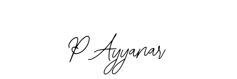 if you are searching for the best signature style for your name P Ayyanar. so please give up your signature search. here we have designed multiple signature styles  using Bearetta-2O07w. P Ayyanar signature style 12 images and pictures png