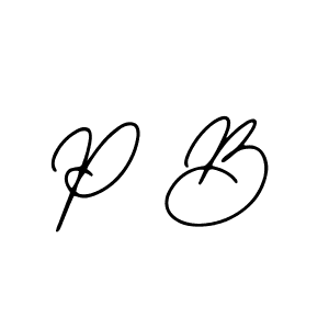 You should practise on your own different ways (Bearetta-2O07w) to write your name (P B) in signature. don't let someone else do it for you. P B signature style 12 images and pictures png