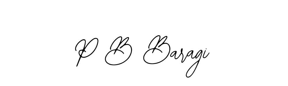 Similarly Bearetta-2O07w is the best handwritten signature design. Signature creator online .You can use it as an online autograph creator for name P B Baragi. P B Baragi signature style 12 images and pictures png