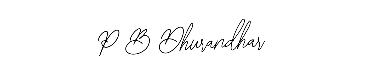 if you are searching for the best signature style for your name P B Dhurandhar. so please give up your signature search. here we have designed multiple signature styles  using Bearetta-2O07w. P B Dhurandhar signature style 12 images and pictures png