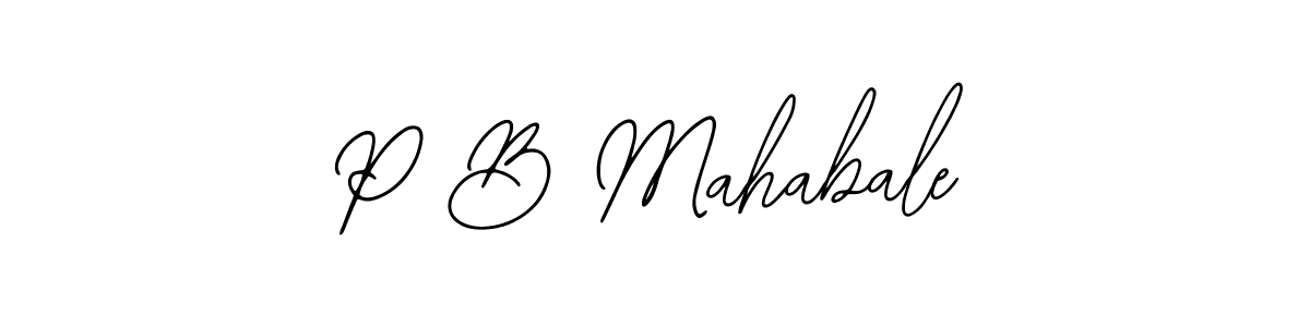 How to Draw P B Mahabale signature style? Bearetta-2O07w is a latest design signature styles for name P B Mahabale. P B Mahabale signature style 12 images and pictures png