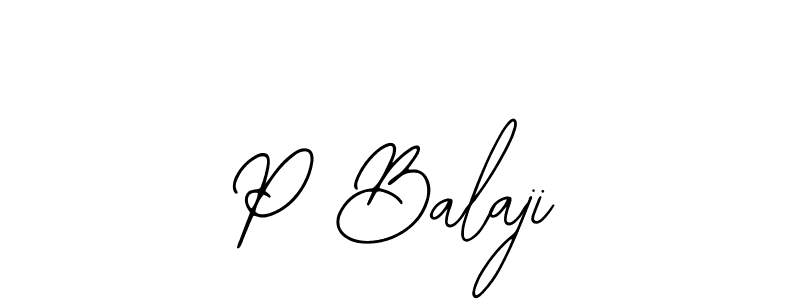 You should practise on your own different ways (Bearetta-2O07w) to write your name (P Balaji) in signature. don't let someone else do it for you. P Balaji signature style 12 images and pictures png