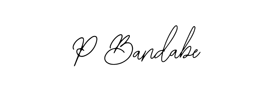 You can use this online signature creator to create a handwritten signature for the name P Bandabe. This is the best online autograph maker. P Bandabe signature style 12 images and pictures png