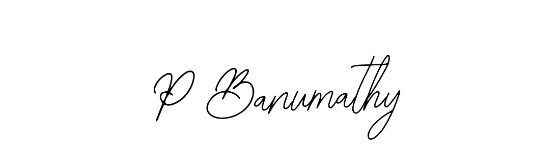 Similarly Bearetta-2O07w is the best handwritten signature design. Signature creator online .You can use it as an online autograph creator for name P Banumathy. P Banumathy signature style 12 images and pictures png