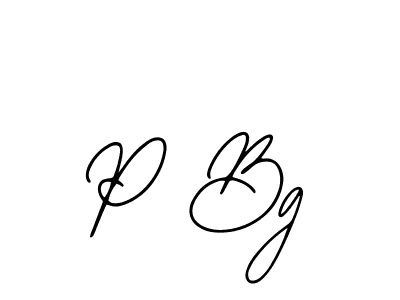 Create a beautiful signature design for name P Bg. With this signature (Bearetta-2O07w) fonts, you can make a handwritten signature for free. P Bg signature style 12 images and pictures png