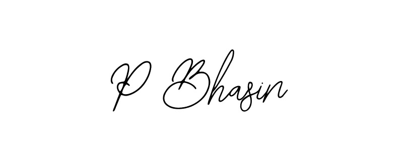 P Bhasin stylish signature style. Best Handwritten Sign (Bearetta-2O07w) for my name. Handwritten Signature Collection Ideas for my name P Bhasin. P Bhasin signature style 12 images and pictures png