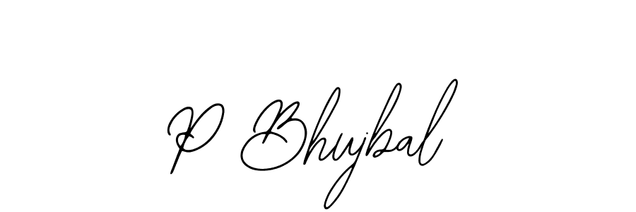 Also we have P Bhujbal name is the best signature style. Create professional handwritten signature collection using Bearetta-2O07w autograph style. P Bhujbal signature style 12 images and pictures png