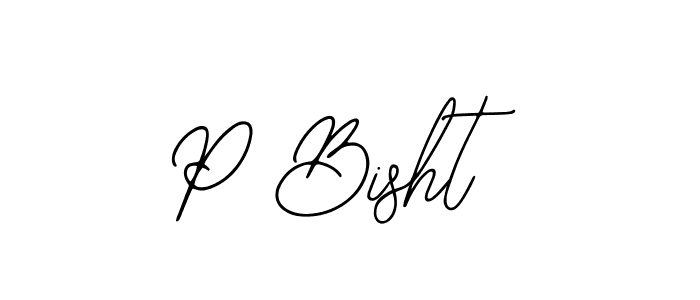 Also we have P Bisht name is the best signature style. Create professional handwritten signature collection using Bearetta-2O07w autograph style. P Bisht signature style 12 images and pictures png