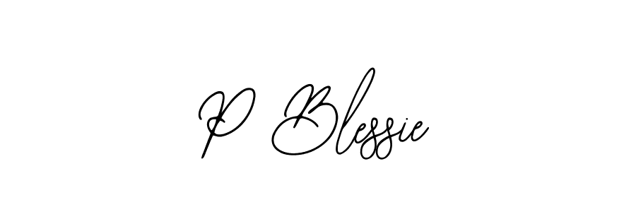 Also You can easily find your signature by using the search form. We will create P Blessie name handwritten signature images for you free of cost using Bearetta-2O07w sign style. P Blessie signature style 12 images and pictures png