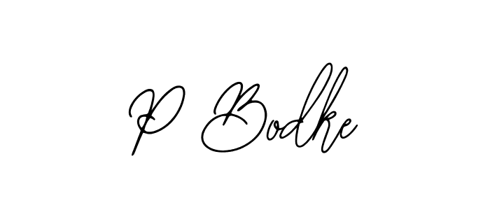 Also we have P Bodke name is the best signature style. Create professional handwritten signature collection using Bearetta-2O07w autograph style. P Bodke signature style 12 images and pictures png