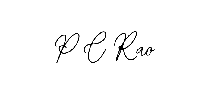 You should practise on your own different ways (Bearetta-2O07w) to write your name (P C Rao) in signature. don't let someone else do it for you. P C Rao signature style 12 images and pictures png