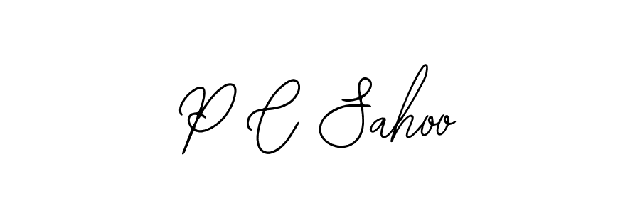 Create a beautiful signature design for name P C Sahoo. With this signature (Bearetta-2O07w) fonts, you can make a handwritten signature for free. P C Sahoo signature style 12 images and pictures png