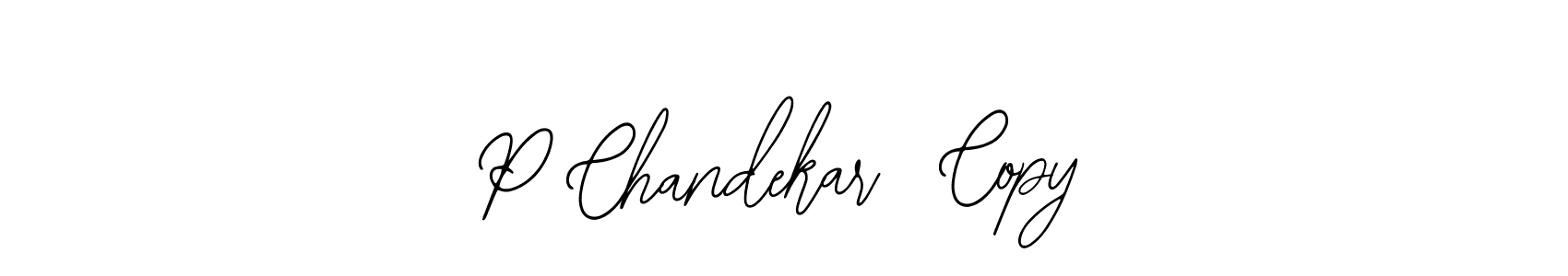 How to Draw P Chandekar  Copy signature style? Bearetta-2O07w is a latest design signature styles for name P Chandekar  Copy. P Chandekar  Copy signature style 12 images and pictures png