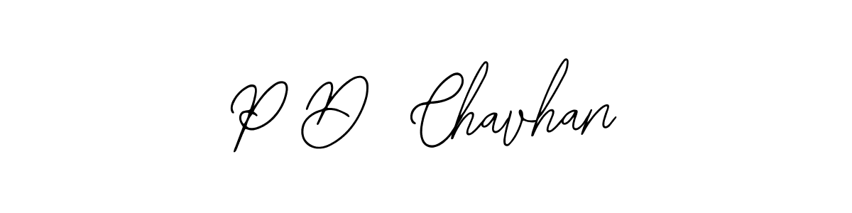 Also we have P D  Chavhan name is the best signature style. Create professional handwritten signature collection using Bearetta-2O07w autograph style. P D  Chavhan signature style 12 images and pictures png
