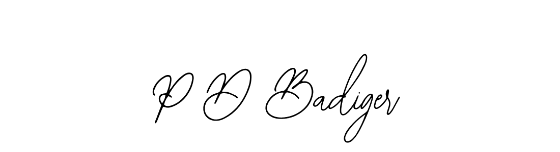 Once you've used our free online signature maker to create your best signature Bearetta-2O07w style, it's time to enjoy all of the benefits that P D Badiger name signing documents. P D Badiger signature style 12 images and pictures png