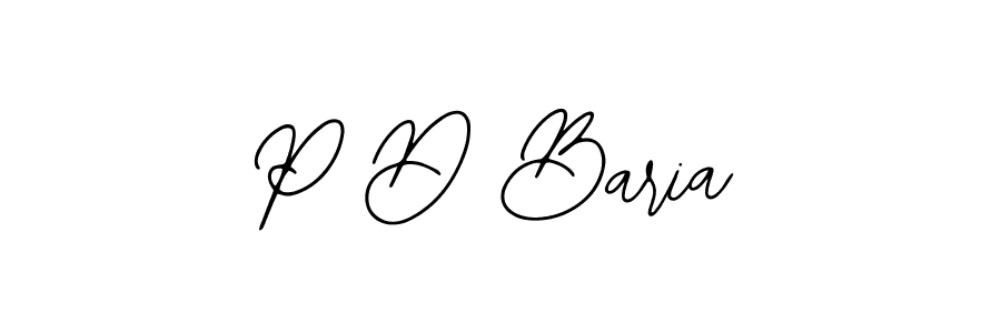 How to Draw P D Baria signature style? Bearetta-2O07w is a latest design signature styles for name P D Baria. P D Baria signature style 12 images and pictures png