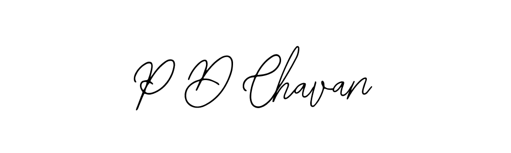 Make a beautiful signature design for name P D Chavan. With this signature (Bearetta-2O07w) style, you can create a handwritten signature for free. P D Chavan signature style 12 images and pictures png