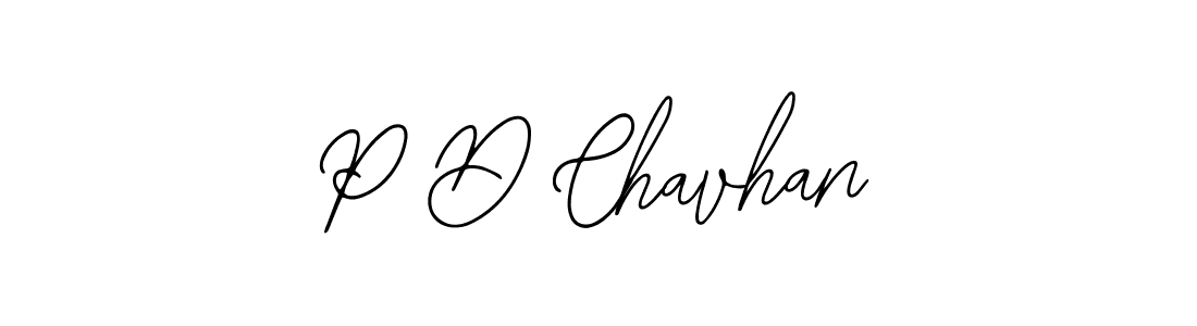 Design your own signature with our free online signature maker. With this signature software, you can create a handwritten (Bearetta-2O07w) signature for name P D Chavhan. P D Chavhan signature style 12 images and pictures png