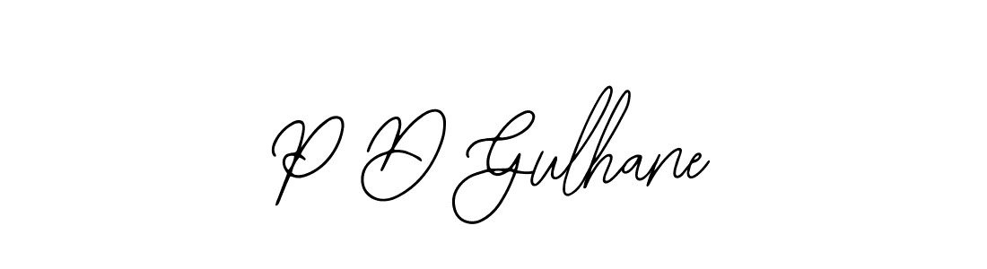 Also You can easily find your signature by using the search form. We will create P D Gulhane name handwritten signature images for you free of cost using Bearetta-2O07w sign style. P D Gulhane signature style 12 images and pictures png