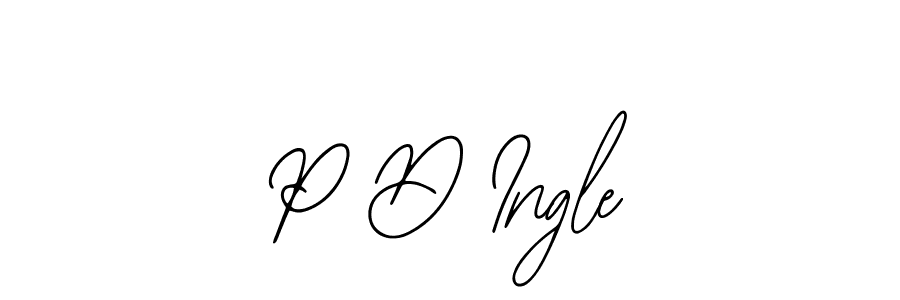 How to Draw P D Ingle signature style? Bearetta-2O07w is a latest design signature styles for name P D Ingle. P D Ingle signature style 12 images and pictures png