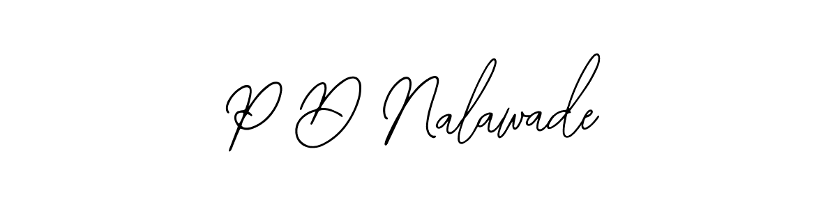 Also we have P D Nalawade name is the best signature style. Create professional handwritten signature collection using Bearetta-2O07w autograph style. P D Nalawade signature style 12 images and pictures png