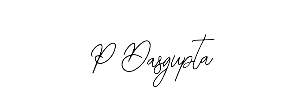 Design your own signature with our free online signature maker. With this signature software, you can create a handwritten (Bearetta-2O07w) signature for name P Dasgupta. P Dasgupta signature style 12 images and pictures png
