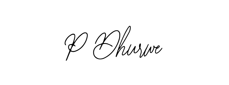 Bearetta-2O07w is a professional signature style that is perfect for those who want to add a touch of class to their signature. It is also a great choice for those who want to make their signature more unique. Get P Dhurwe name to fancy signature for free. P Dhurwe signature style 12 images and pictures png