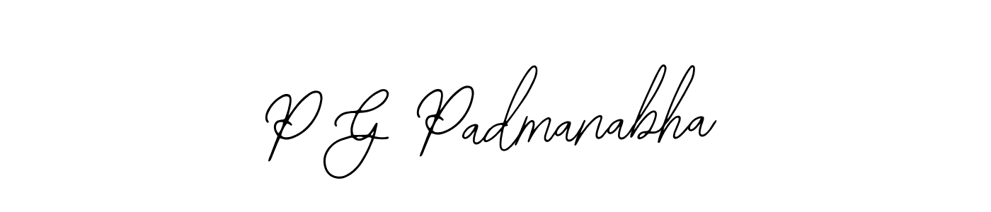 See photos of P G Padmanabha official signature by Spectra . Check more albums & portfolios. Read reviews & check more about Bearetta-2O07w font. P G Padmanabha signature style 12 images and pictures png