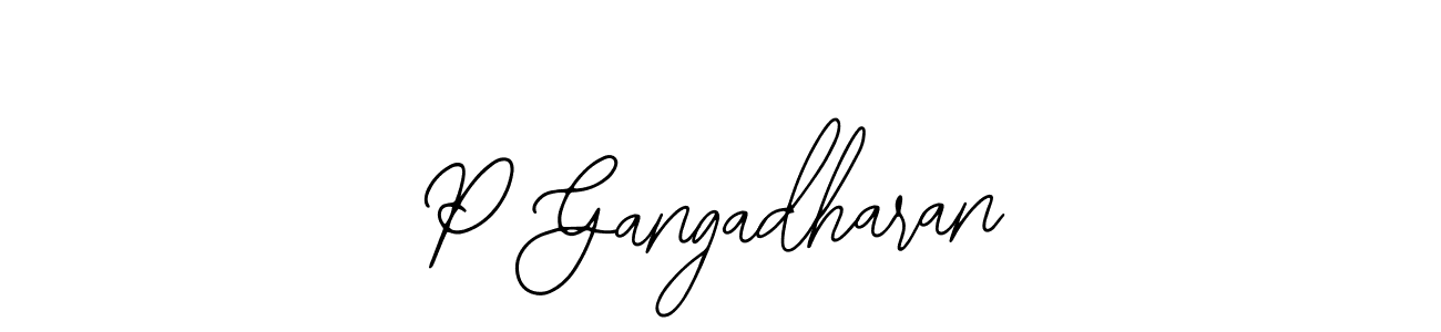 Best and Professional Signature Style for P Gangadharan. Bearetta-2O07w Best Signature Style Collection. P Gangadharan signature style 12 images and pictures png