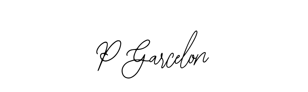 The best way (Bearetta-2O07w) to make a short signature is to pick only two or three words in your name. The name P Garcelon include a total of six letters. For converting this name. P Garcelon signature style 12 images and pictures png