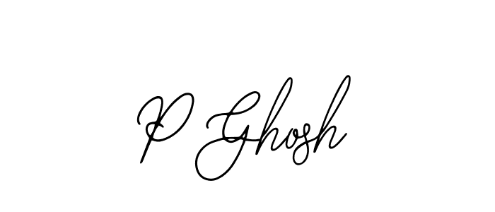 Make a beautiful signature design for name P Ghosh. Use this online signature maker to create a handwritten signature for free. P Ghosh signature style 12 images and pictures png