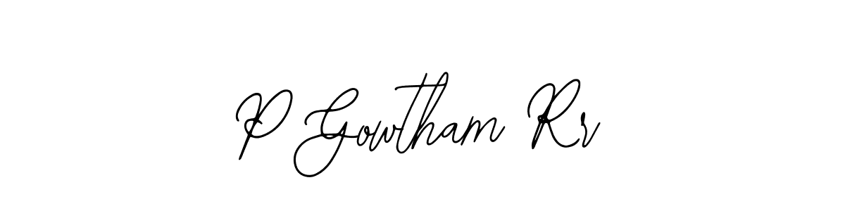 if you are searching for the best signature style for your name P Gowtham Rr. so please give up your signature search. here we have designed multiple signature styles  using Bearetta-2O07w. P Gowtham Rr signature style 12 images and pictures png