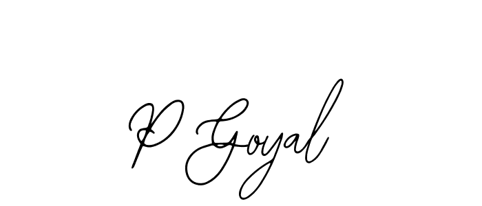 if you are searching for the best signature style for your name P Goyal. so please give up your signature search. here we have designed multiple signature styles  using Bearetta-2O07w. P Goyal signature style 12 images and pictures png