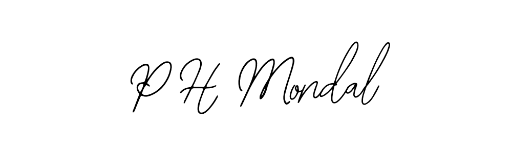 Best and Professional Signature Style for P H Mondal. Bearetta-2O07w Best Signature Style Collection. P H Mondal signature style 12 images and pictures png