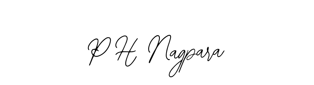 Make a beautiful signature design for name P H Nagpara. Use this online signature maker to create a handwritten signature for free. P H Nagpara signature style 12 images and pictures png