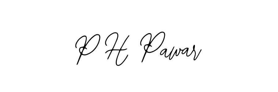 Create a beautiful signature design for name P H Pawar. With this signature (Bearetta-2O07w) fonts, you can make a handwritten signature for free. P H Pawar signature style 12 images and pictures png