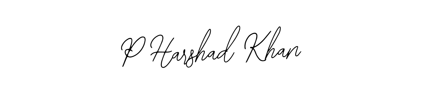 How to Draw P Harshad Khan signature style? Bearetta-2O07w is a latest design signature styles for name P Harshad Khan. P Harshad Khan signature style 12 images and pictures png