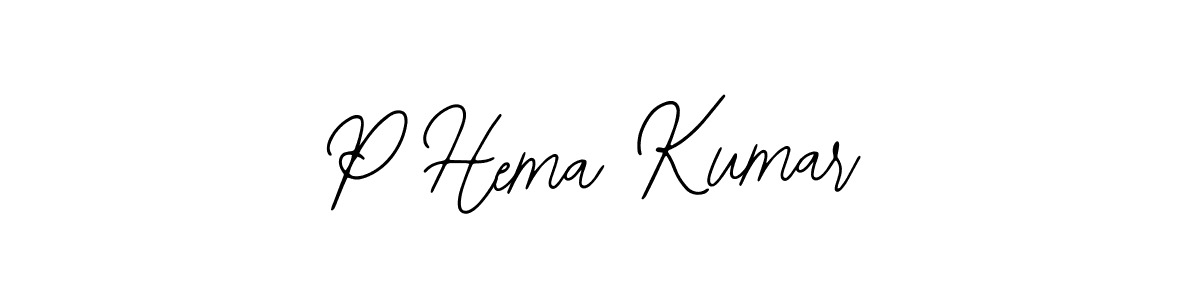 You should practise on your own different ways (Bearetta-2O07w) to write your name (P Hema Kumar) in signature. don't let someone else do it for you. P Hema Kumar signature style 12 images and pictures png