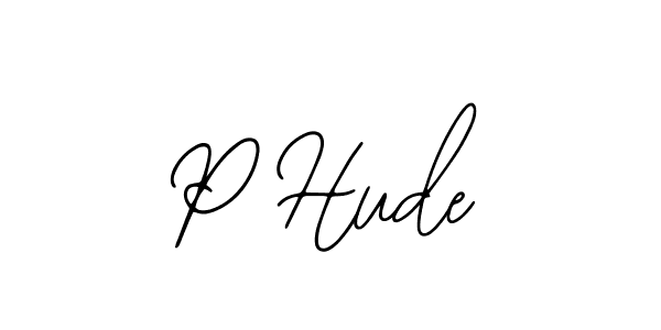 Use a signature maker to create a handwritten signature online. With this signature software, you can design (Bearetta-2O07w) your own signature for name P Hude. P Hude signature style 12 images and pictures png