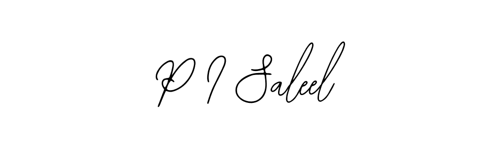 Similarly Bearetta-2O07w is the best handwritten signature design. Signature creator online .You can use it as an online autograph creator for name P I Saleel. P I Saleel signature style 12 images and pictures png