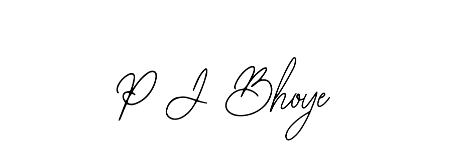 Also You can easily find your signature by using the search form. We will create P J Bhoye name handwritten signature images for you free of cost using Bearetta-2O07w sign style. P J Bhoye signature style 12 images and pictures png