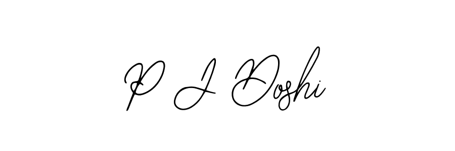 How to Draw P J Doshi signature style? Bearetta-2O07w is a latest design signature styles for name P J Doshi. P J Doshi signature style 12 images and pictures png