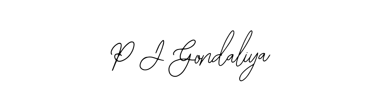 This is the best signature style for the P J Gondaliya name. Also you like these signature font (Bearetta-2O07w). Mix name signature. P J Gondaliya signature style 12 images and pictures png