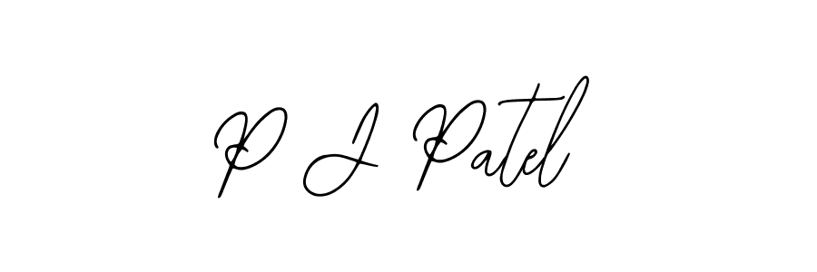 Make a beautiful signature design for name P J Patel. Use this online signature maker to create a handwritten signature for free. P J Patel signature style 12 images and pictures png