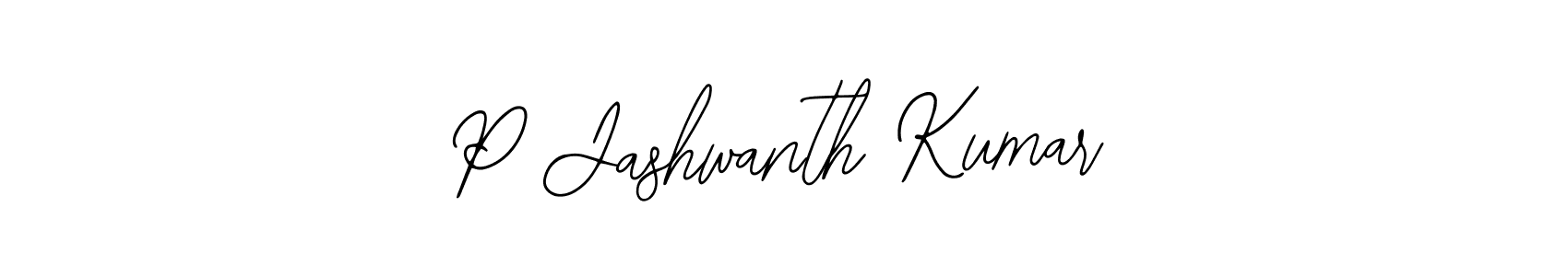 The best way (Bearetta-2O07w) to make a short signature is to pick only two or three words in your name. The name P Jashwanth Kumar include a total of six letters. For converting this name. P Jashwanth Kumar signature style 12 images and pictures png