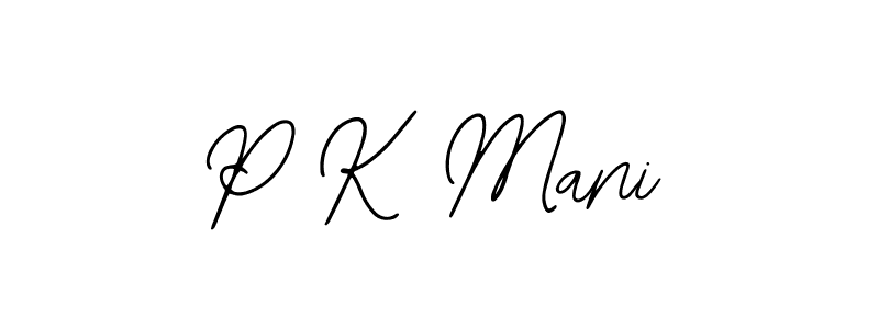 Create a beautiful signature design for name P K Mani. With this signature (Bearetta-2O07w) fonts, you can make a handwritten signature for free. P K Mani signature style 12 images and pictures png