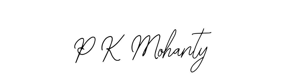 P K Mohanty stylish signature style. Best Handwritten Sign (Bearetta-2O07w) for my name. Handwritten Signature Collection Ideas for my name P K Mohanty. P K Mohanty signature style 12 images and pictures png