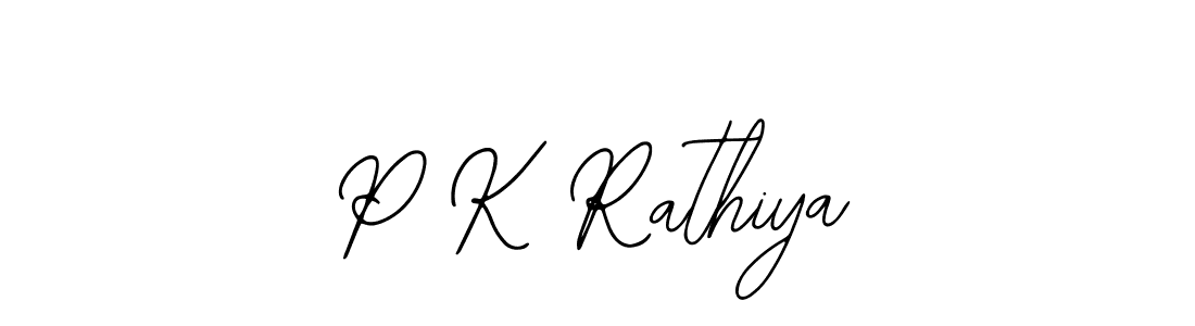 Use a signature maker to create a handwritten signature online. With this signature software, you can design (Bearetta-2O07w) your own signature for name P K Rathiya. P K Rathiya signature style 12 images and pictures png
