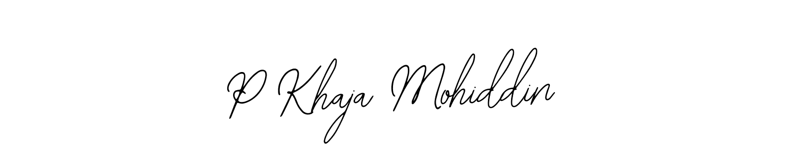 Also You can easily find your signature by using the search form. We will create P Khaja Mohiddin name handwritten signature images for you free of cost using Bearetta-2O07w sign style. P Khaja Mohiddin signature style 12 images and pictures png