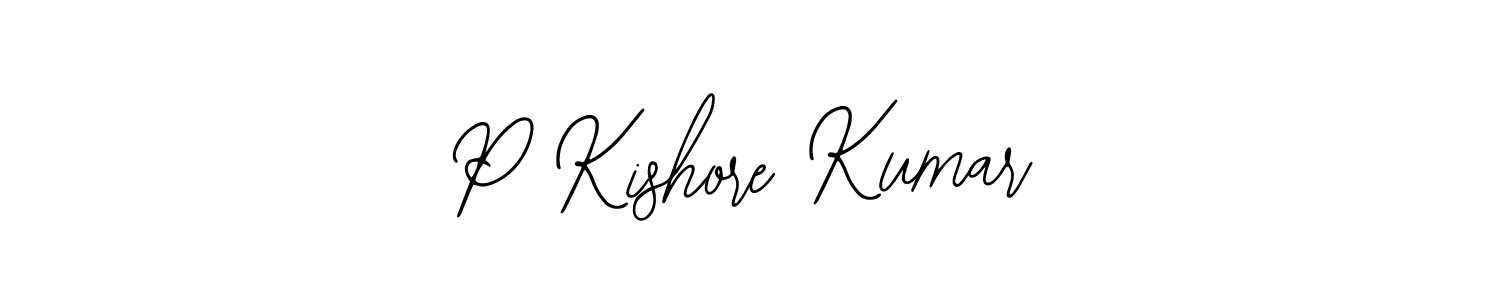 It looks lik you need a new signature style for name P Kishore Kumar. Design unique handwritten (Bearetta-2O07w) signature with our free signature maker in just a few clicks. P Kishore Kumar signature style 12 images and pictures png